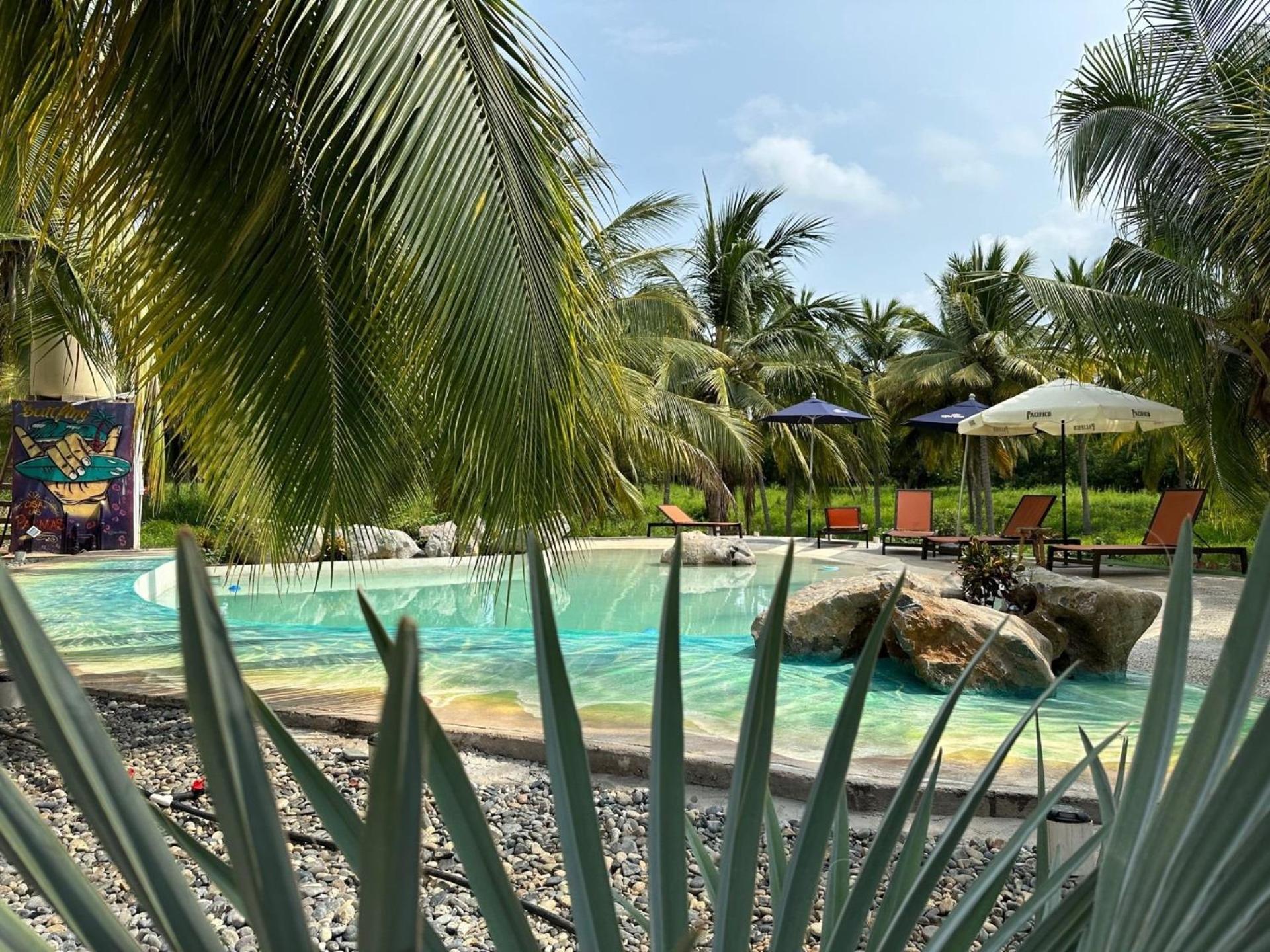 Casa Las Palmas Playa La Saladita Zihuatanejo Eksteriør billede